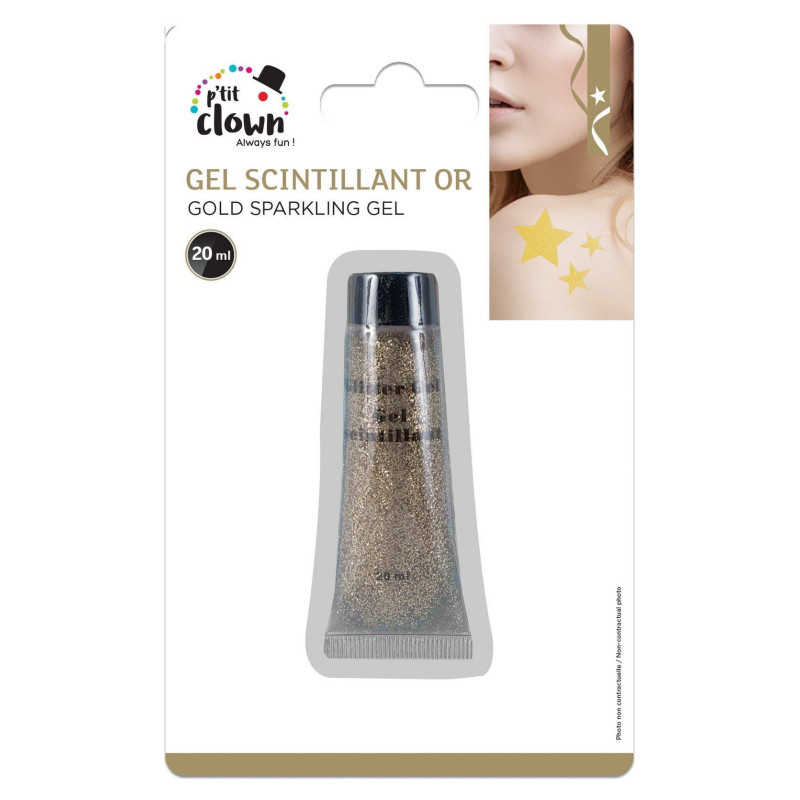 Tube pailletes or gel