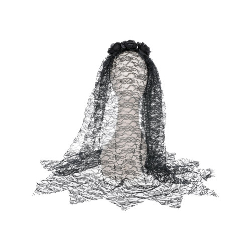 Serre tête voile de veuve noire