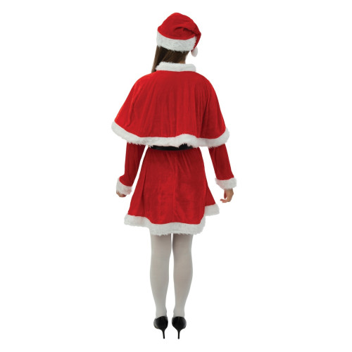 Costume mère noël luxe en velours