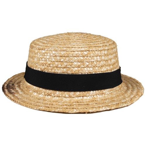 Canotier en paille luxe