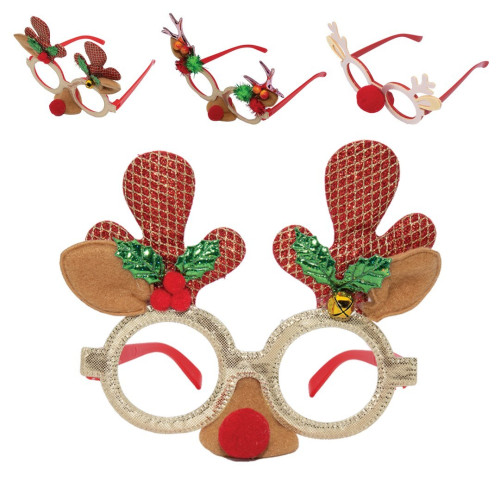 Lunettes festif spécial renne Noël pour adulte et enfant en vente chez Be Happy. Boutique de cadeau et déguisement