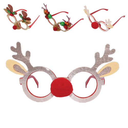 Lunettes festif spécial renne Noël pour adulte et enfant en vente chez Be Happy. Boutique de cadeau et déguisement