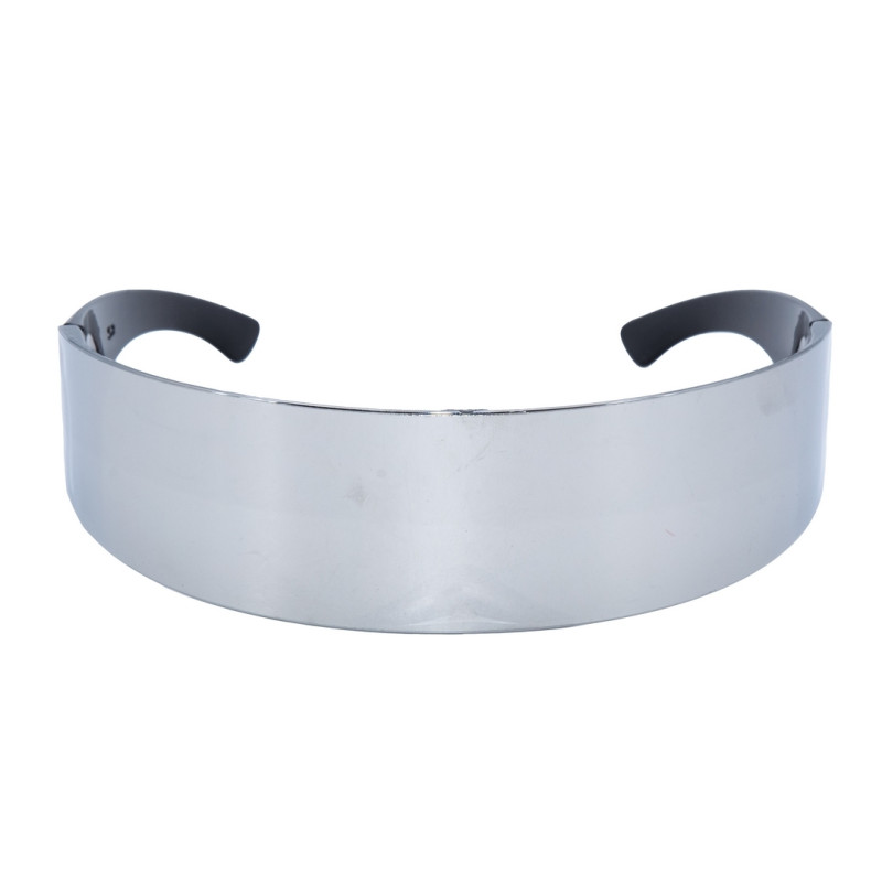 Paire de lunettes futuriste, cosmonaute en miroir pour adulte en vente chez Be Happy, boutique lunettes festif et à thème