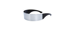 Paire de lunettes futuriste, cosmonaute en miroir pour adulte en vente chez Be Happy, boutique lunettes festif et à thème