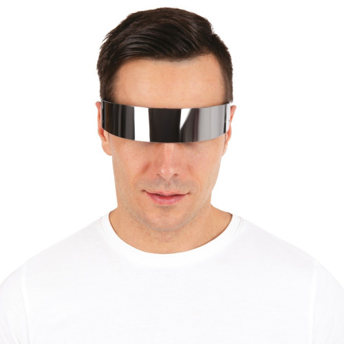 Paire de lunettes futuriste, cosmonaute en miroir pour adulte en vente chez Be Happy, boutique lunettes festif et à thème