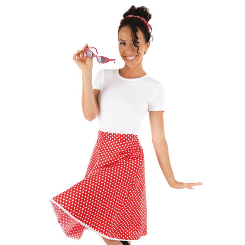 Set année 50 rouge pour femme en vente chez Be Happy