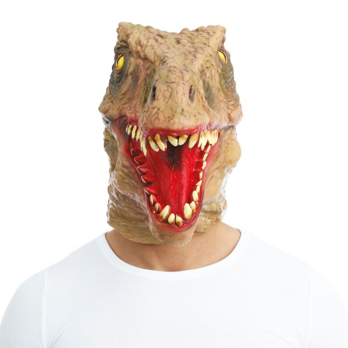 Masque dinosaure latex intégral
