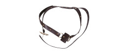 Ceinture porte épée médiéval, pirate luxe en simili cuir marron pour adulte en vente chez Be Happy