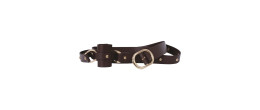 Ceinture porte épée médiévale, pirate luxe en simili cuir marron pour adulte en vente chez Be Happy