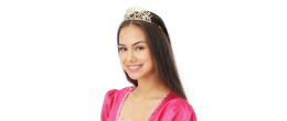 Diadème anniversaire adulte en métal couleur or, couronne birthday girl en vente chez Be Happy