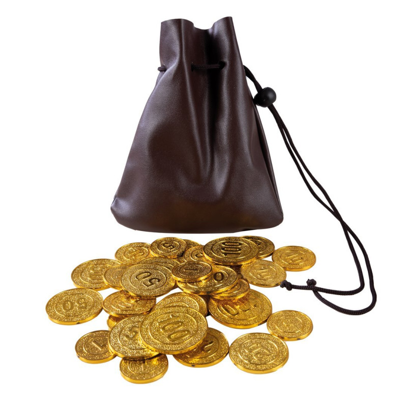 Bourse médiévale 25 pièces d'or