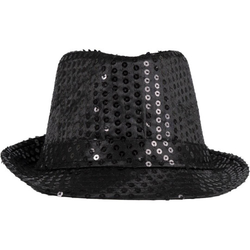Borsalino disco sequin noir
