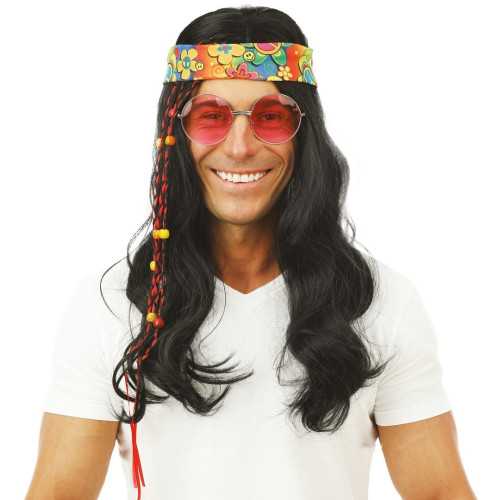 Bandeau hippie année 60's pour adulte en vente chez Be Happy
