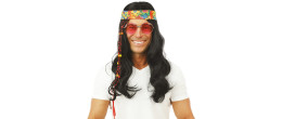 Bandeau hippie année 60's pour adulte en vente chez Be Happy