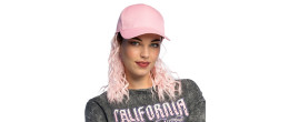 Casquette avec cheveux rose réglable pour adulte en vente chez Be Happy
