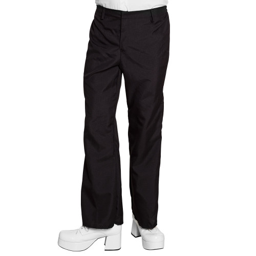 Pantalon disco noire homme