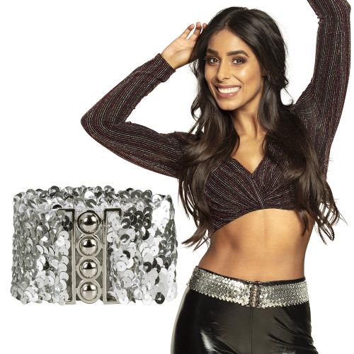 copy of Ceinture disco à paillettes or