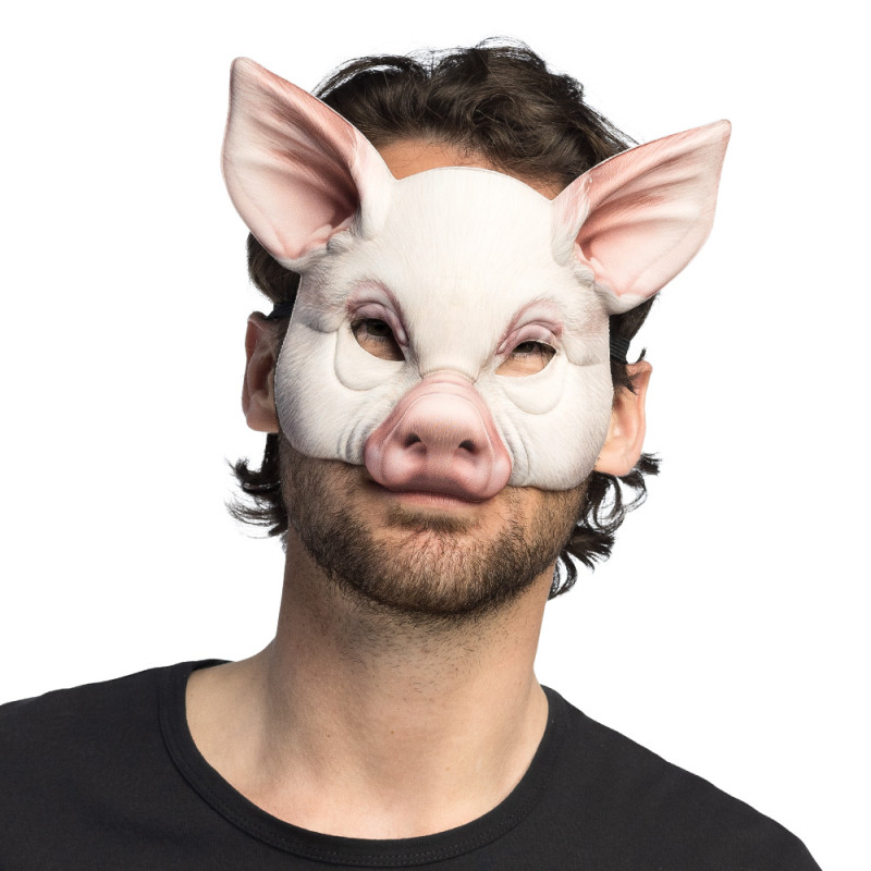 Masque animaux  cochon en vente chez Be Happy à Paris et en ligne.