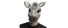Masque peluche de zèbre luxe pour adulte en vente à Paris chez Be Happy et en ligne.