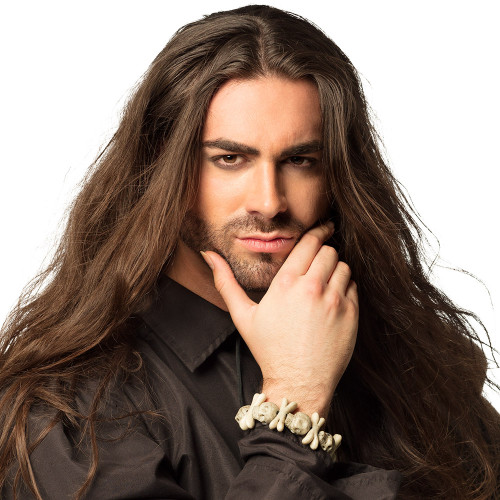 Bracelet tête de mort skull bones pour adulte en vente chez Be Happy