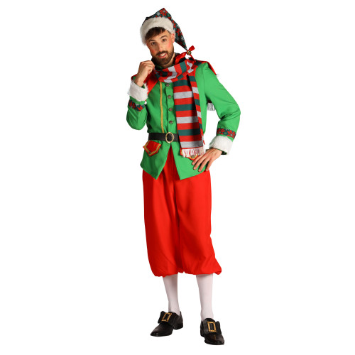 Costume lutin de noel homme luxe