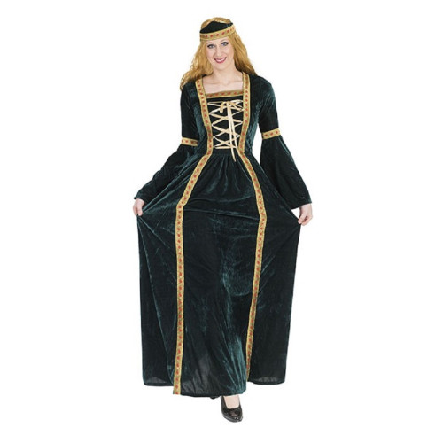 Déguisement princesse médiévale verte