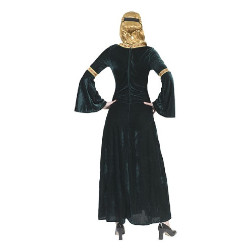 Déguisement princesse médiévale verte