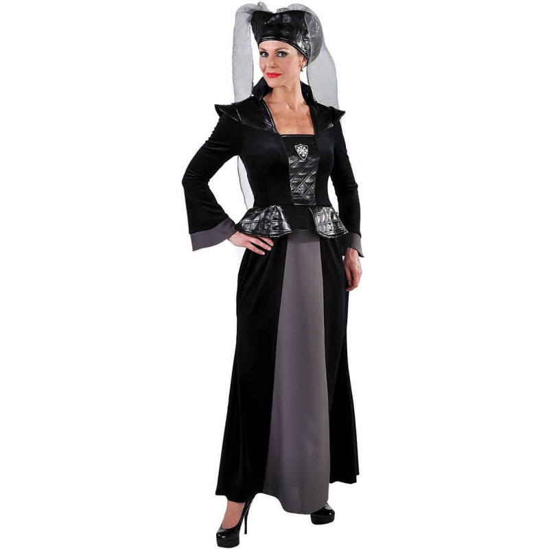 Déguisement reine médiévale noire