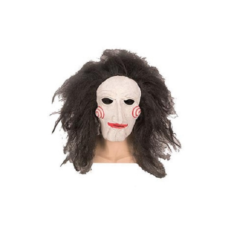 Masque SAW Billy intégral en latex avec perruque en vente