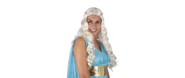 Perruque médiévale Daenerys Targaryen blonde pour femme en vente chez Be Happy