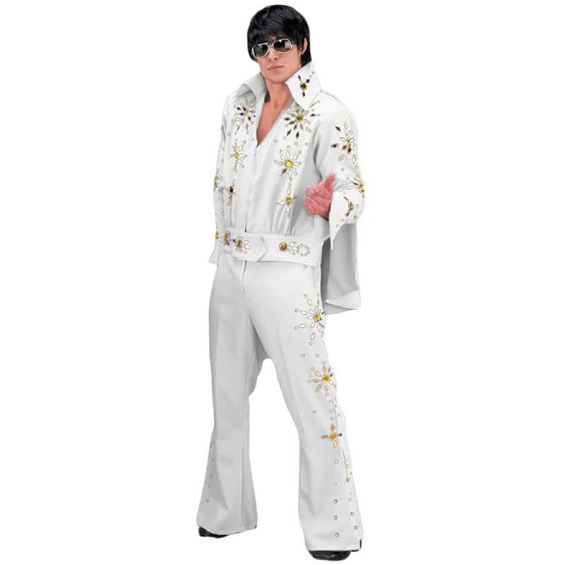 Costume Elvis Presley doré collector