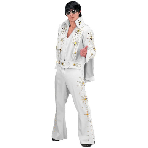 Costume Elvis Presley doré collector