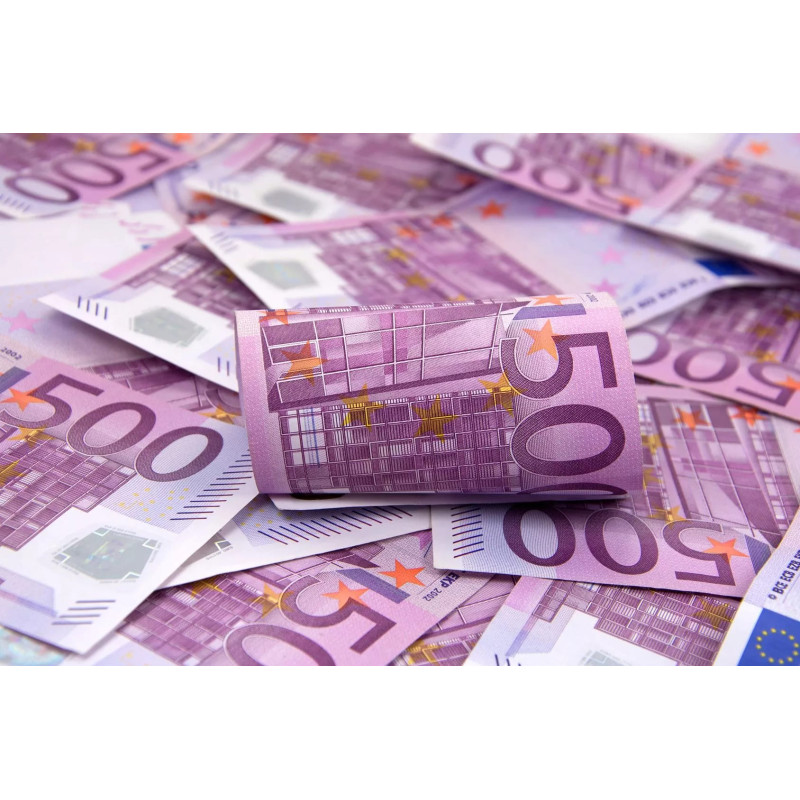 12 faux billets 500 euros