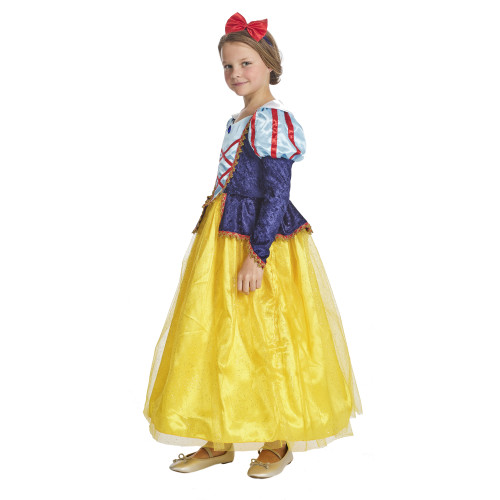 Vente déguisement princesse disney blanche neige luxe pour adulte en vente à Paris chez Be Happy.