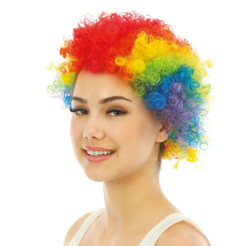 Perruque de Clown multicolore adulte et enfant en vente à Paris et en ligne
