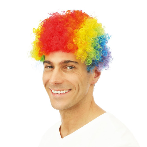 Perruque de Clown multicolore adulte et enfant en vente à Paris et en ligne