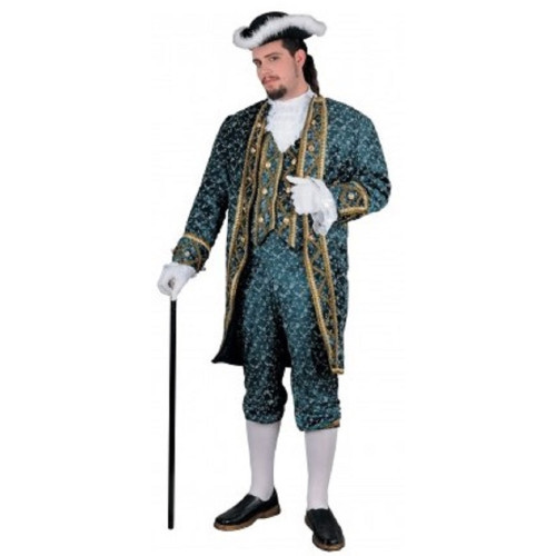 Costume marquis Angelo bleu luxe