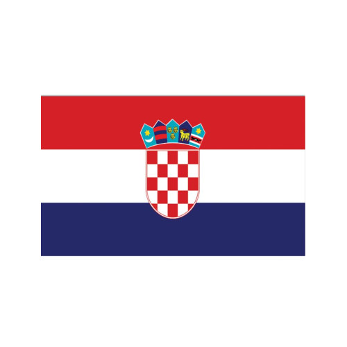 Drapeau de la Croatie en polyester 150x90 cm en vente chez Be Happy Store à Paris