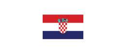Drapeau de la Croatie en polyester 150x90 cm en vente chez Be Happy Store à Paris