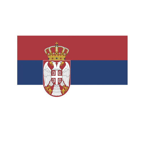 Drapeau de la Serbie en polyester 150x90 cm en vente chez Be Happy Store à Paris