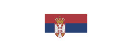 Drapeau de la Serbie en polyester 150x90 cm en vente chez Be Happy Store à Paris
