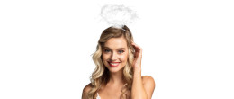 Auréole d'ange blanche en plumes pour adulte en vente à Paris chez Be Happy