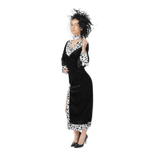 Déguisement robe Cruella pour adulte en vente chez Be Happy.