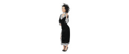 Déguisement robe Cruella pour adulte en vente chez Be Happy.