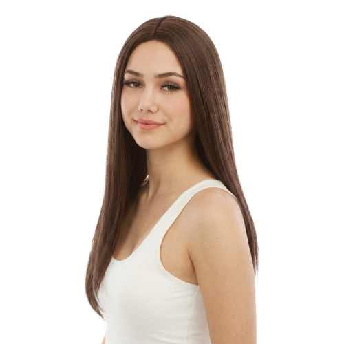Perruque Cindy Chatain longue raide de 0.60 m