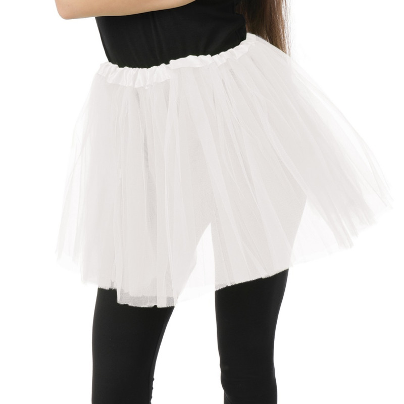 Tutu blanc en tulle pour adulte en vente à Paris chez Be Happy