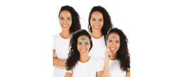 Strass autocollant pour visage en vente.