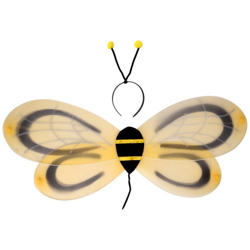 Ailes d'abeille 48 cm avec antenne pour adulte et enfant en vente chez Be Happy à Paris