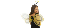 Ailes d'abeille 48 cm avec antenne pour adulte et enfant en vente chez Be Happy à Paris