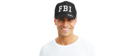 Casquette FBI réglable pour déguisement adulte en vente à Paris Be Happy